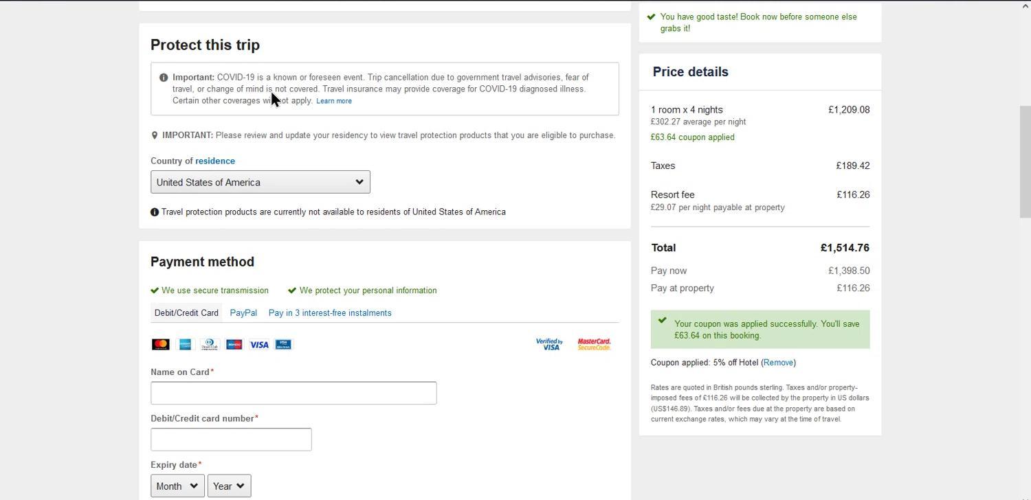 How to apply Ebookers coupon code